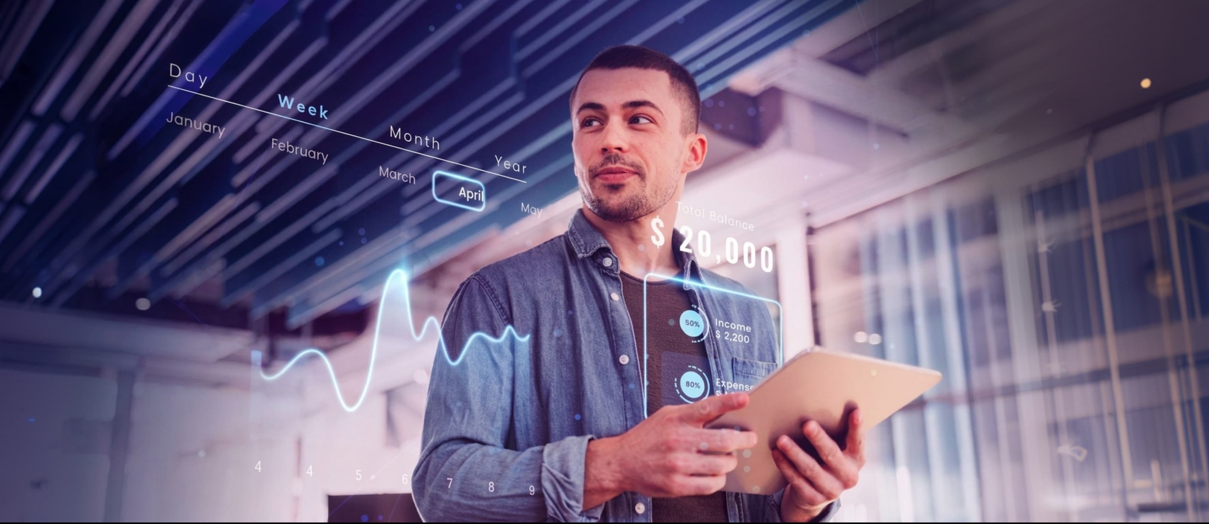 Two engineers reviewing live operational data on an industrial control monitor