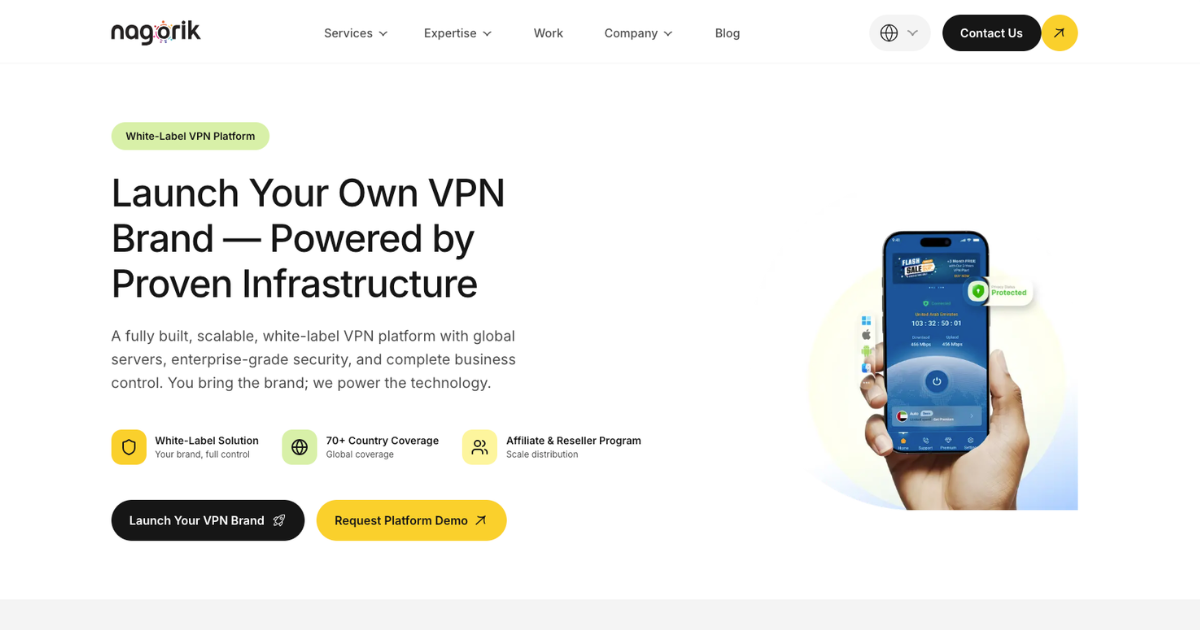 Tech Vpn VPN Development Company | Secure & Scalable VPN Solutions | Nagorik
